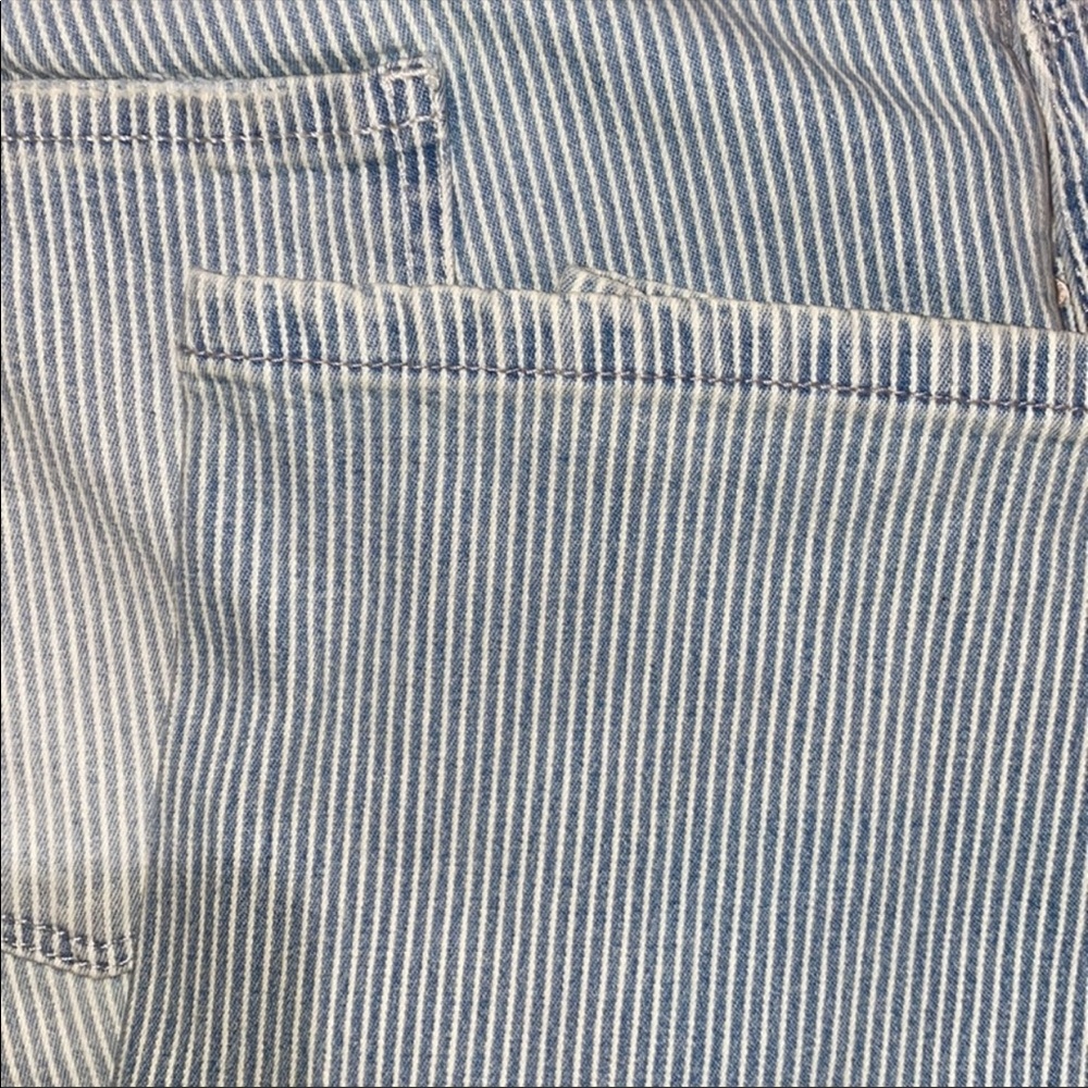 White striped  jeans size 16 W.